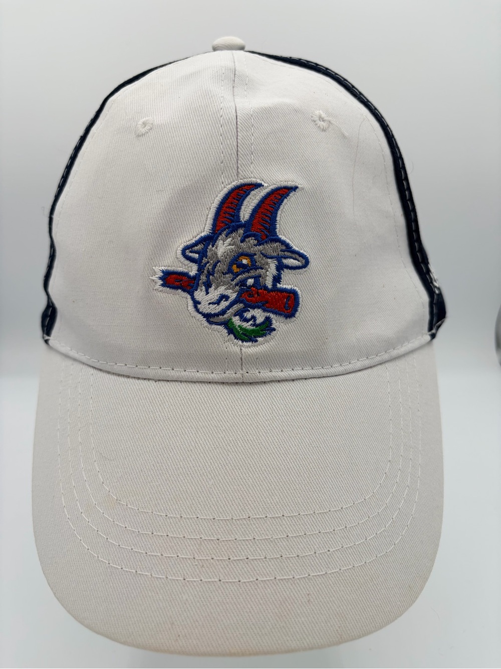 Hartford yard goats MLB baseball hat, cap SGA promo travelers insurance Snap bac